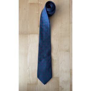 Vintage Liberty Of London Silk Tie Blue Paisley